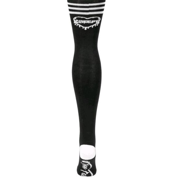 Too Fast Creepy Bi..tch Thigh High Socks - Picture 4 of 8